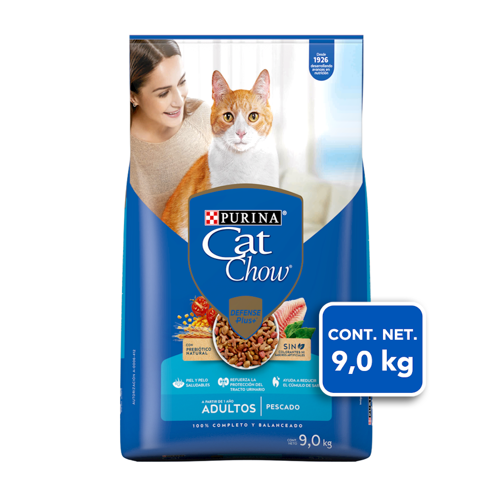 Cat Chow, Alimento Seco para Gato, Adulto, Pescado