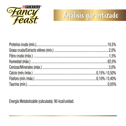 Purina Fancy Feast, Casserole Pollo y Pavo (Paquete de 12 piezas)