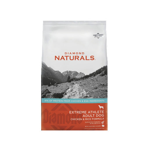 DIAMOND NATURALS, Holistic, Extreme Athlete Adult Dog, pollo y arroz