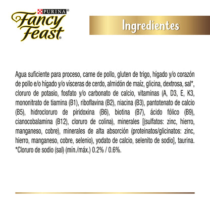 Fancy Feast, Petite Filete Pollo Pouch, SE VENDE EN PAQUETE DE 12 PIEZAS