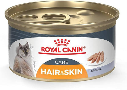 Royal Canin, Hair & Skin 85 g, PAQUETE DE 24 PIEZAS