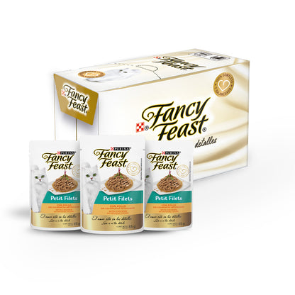 Fancy Feast, Petite Filete Pollo Pouch, SE VENDE EN PAQUETE DE 12 PIEZAS