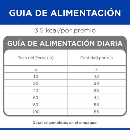 Hill's Science Diet, premios de entrenamiento, alimento para perros, de pollo Se vende en paquetes de 8 piezas