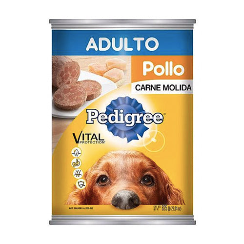 Pedigree – Lata Molida de Pollo (Paquete de 12 piezas)