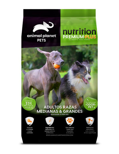 animal planet PETS, Adulto Razas Medianas y Grandes