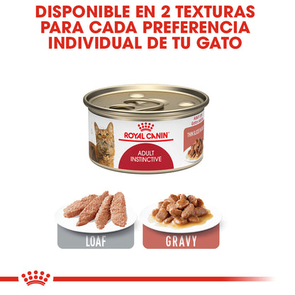 Royal Canin, Adult Instinctive Thin Slices in Gravy, SE VENDE EN PAQUETE DE 24 PIEZAS